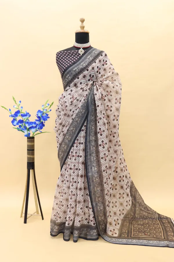 LINEN_FABRIC_DIGITAL_PRINT_SAREE